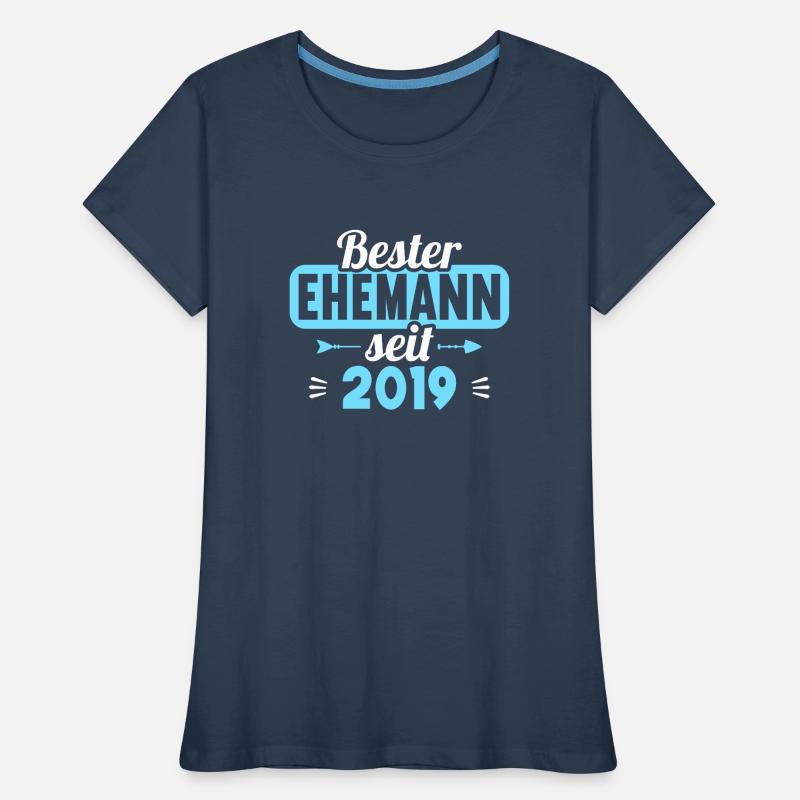 Beste Ehefrau Bester Ehemann seit 2019 Frauen Premium Bio T-Shirt