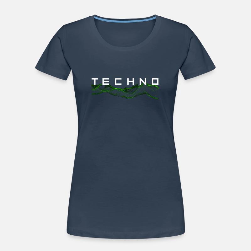 Techno T-shirt bio Premium Femme