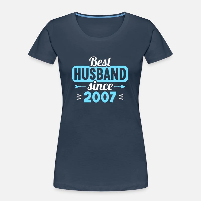 Beste Ehefrau Bester Ehemann seit 2007 Frauen Premium Bio T-Shirt
