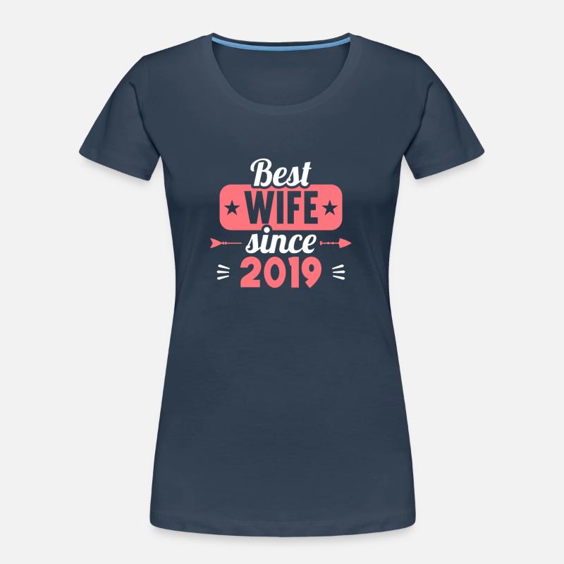 Beste Ehefrau Bester Ehemann seit 2019 Frauen Premium Bio T-Shirt