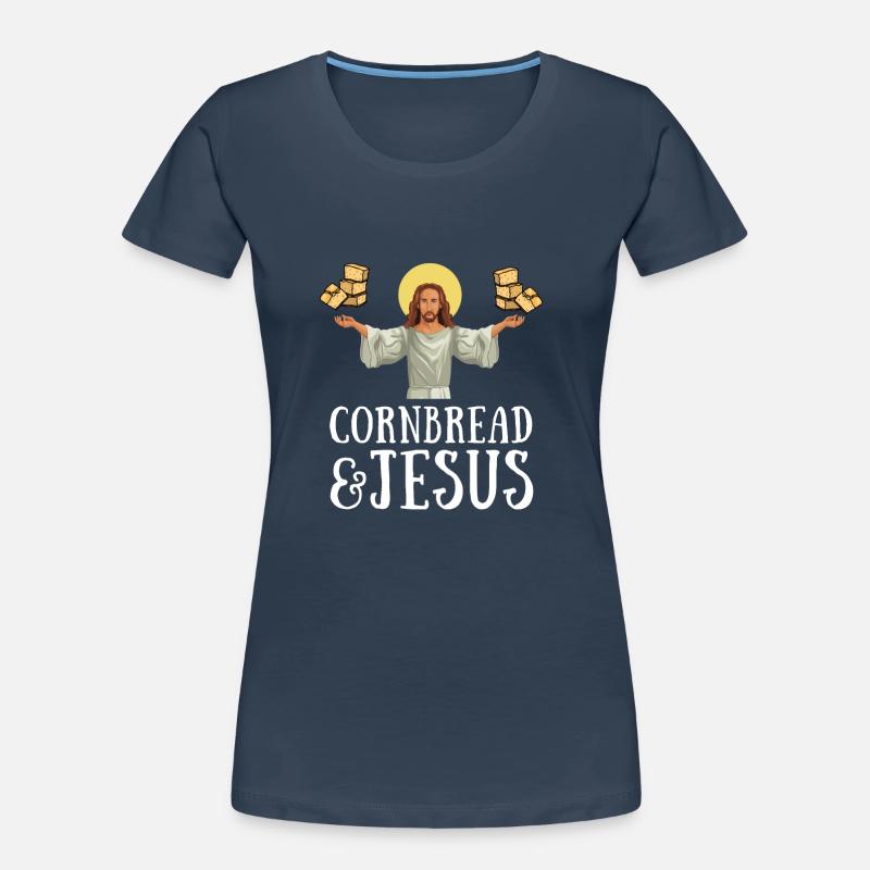 Cornbread Baking Cornmeal Muffins Batter Bread Women's Premium Organic T-Shirt