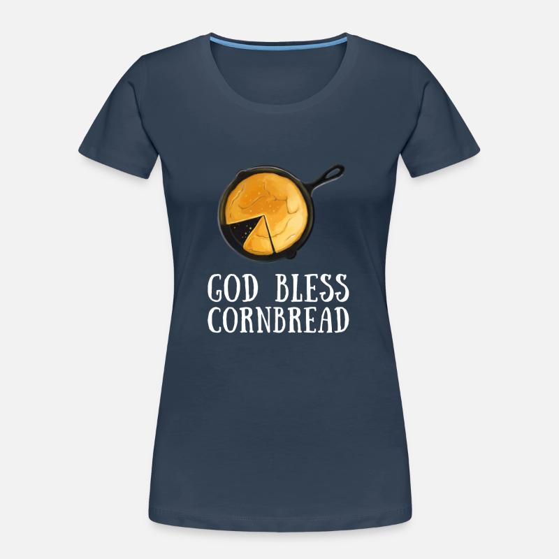 Cornbread Baking Cornmeal Muffins Batter Bread Women's Premium Organic T-Shirt