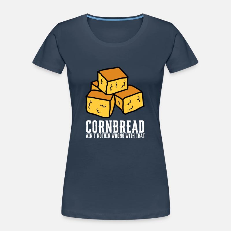 Cornbread Baking Cornmeal Muffins Batter Bread Women's Premium Organic T-Shirt
