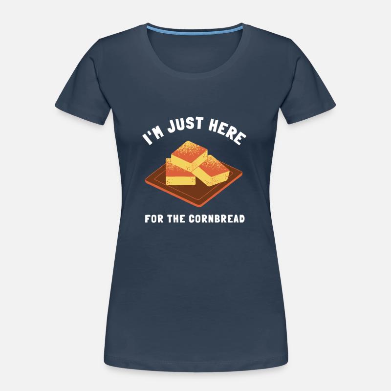 Cornbread Baking Cornmeal Muffins Batter Bread Women's Premium Organic T-Shirt