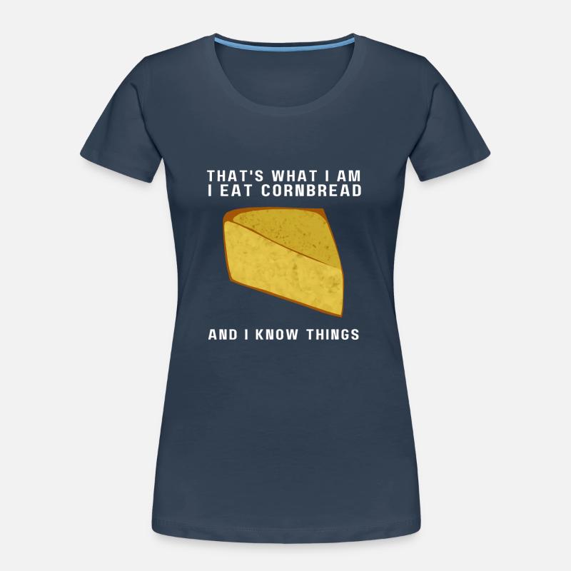Cornbread Baking Cornmeal Muffins Batter Bread Women's Premium Organic T-Shirt