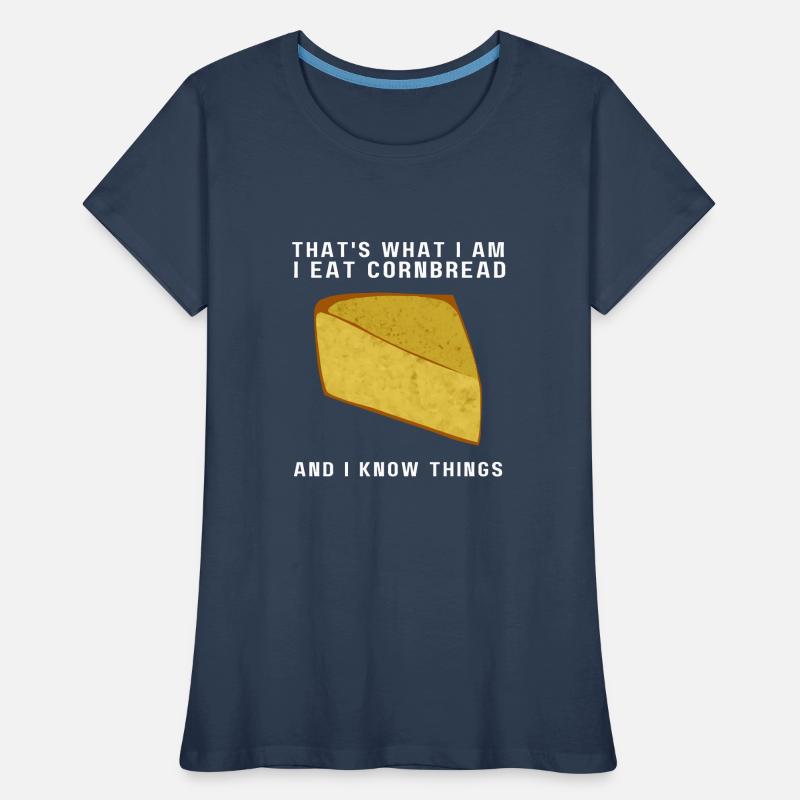 Cornbread Baking Cornmeal Muffins Batter Bread Women's Premium Organic T-Shirt