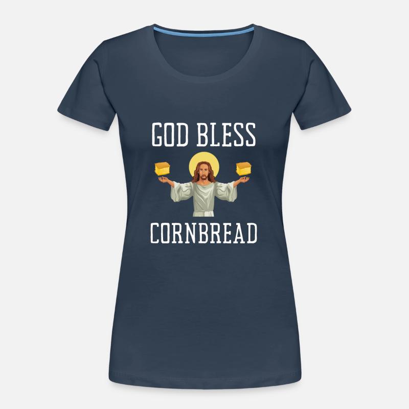 Cornbread Baking Cornmeal Muffins Batter Bread Women's Premium Organic T-Shirt