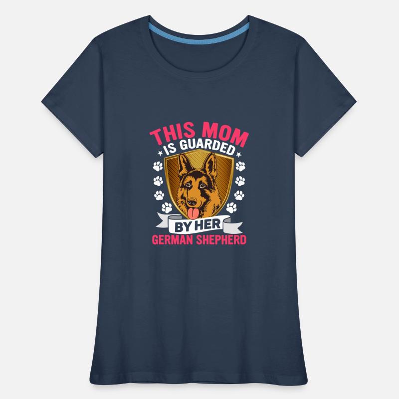 Diese Mutter wird von ihrem Deutschen Schäferhund bewacht Frauen Premium Bio T-Shirt