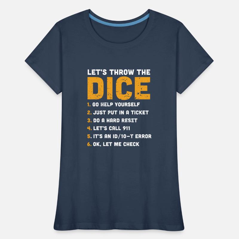 Tech Support Sarcasm Women's Premium Organic T-Shirt