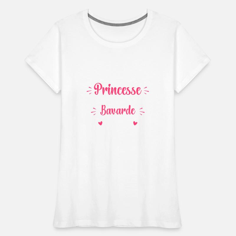 C est compliqué princesse et bavarde T-shirt bio Premium Femme
