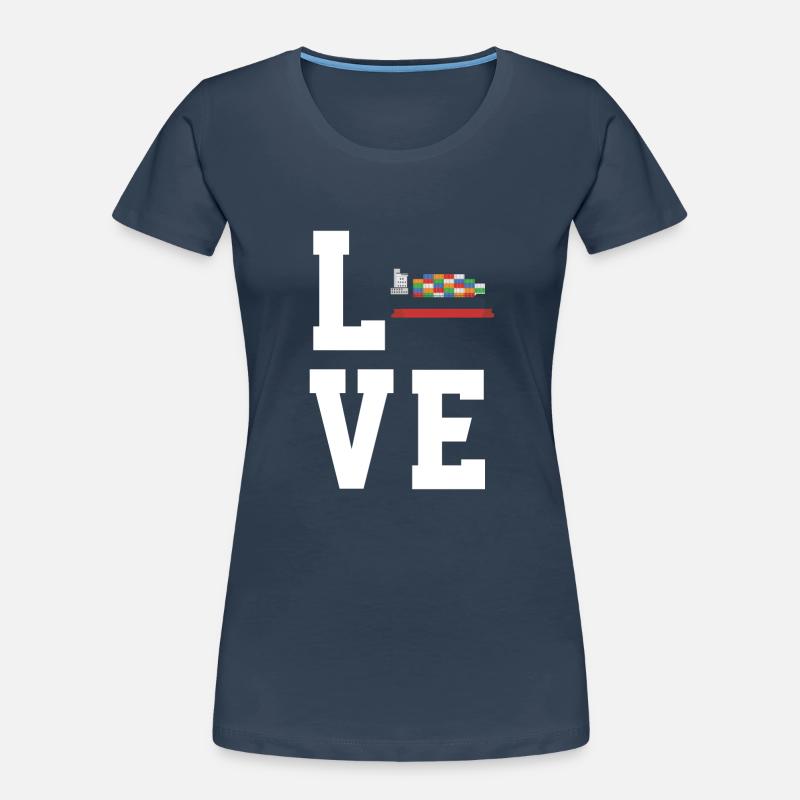 Container ship Women's Premium Organic T-Shirt