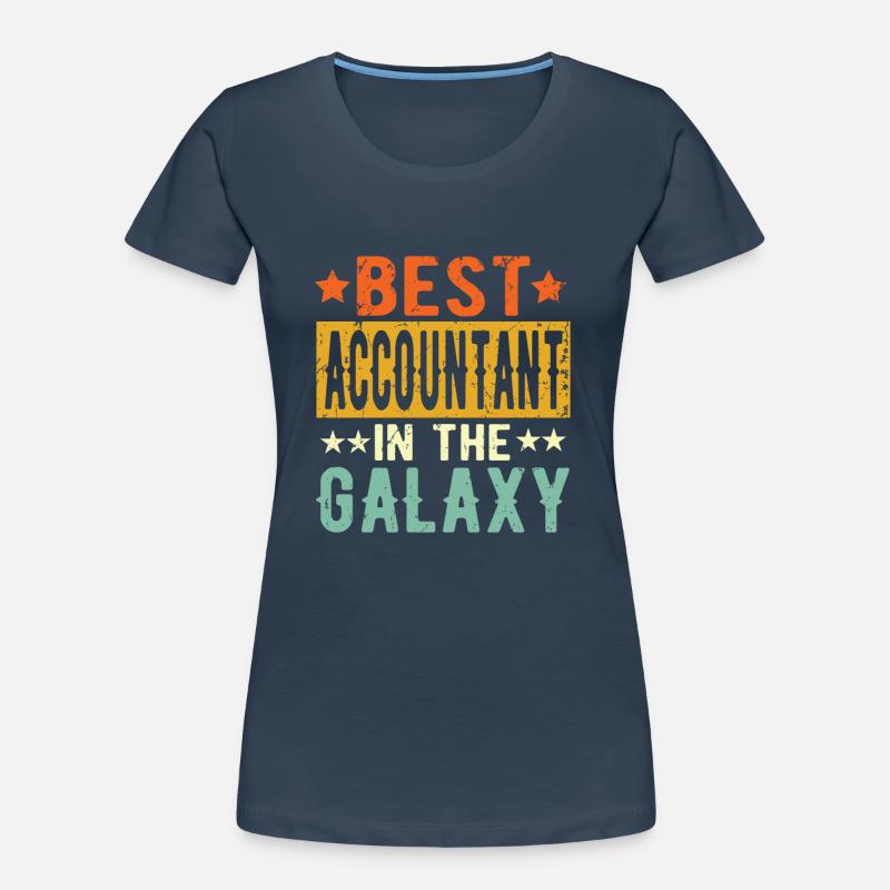Meilleur comptable de tous les temps Cadeau comptable T-shirt bio Premium Femme
