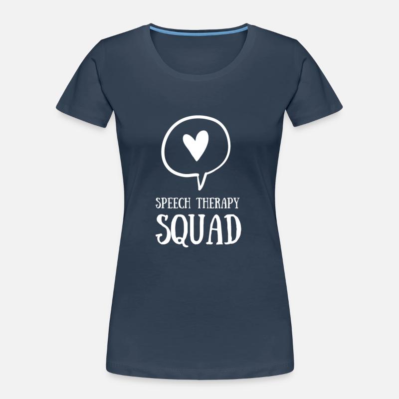 Speech Language Pathologist Speech Therapy SLP Frauen Premium Bio T-Shirt