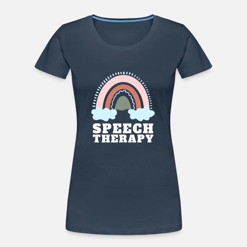Speech Language Pathologist Speech Therapy SLP Frauen Premium Bio T-Shirt