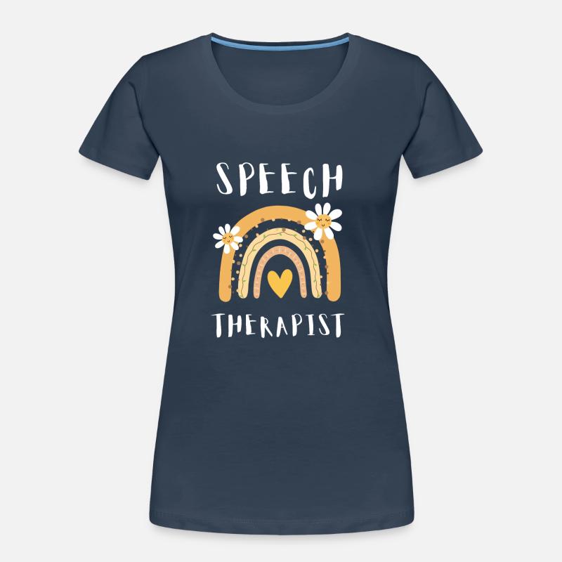 Speech Language Pathologist Speech Therapy SLP Frauen Premium Bio T-Shirt