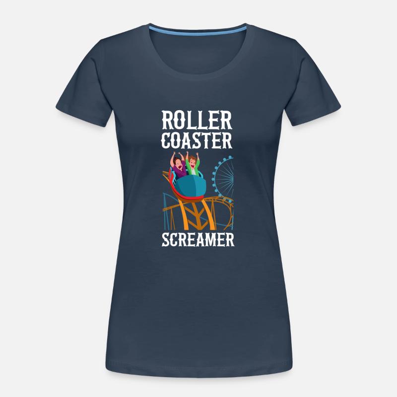 Roller Coaster Roller Coaster Women's Premium Organic T-Shirt