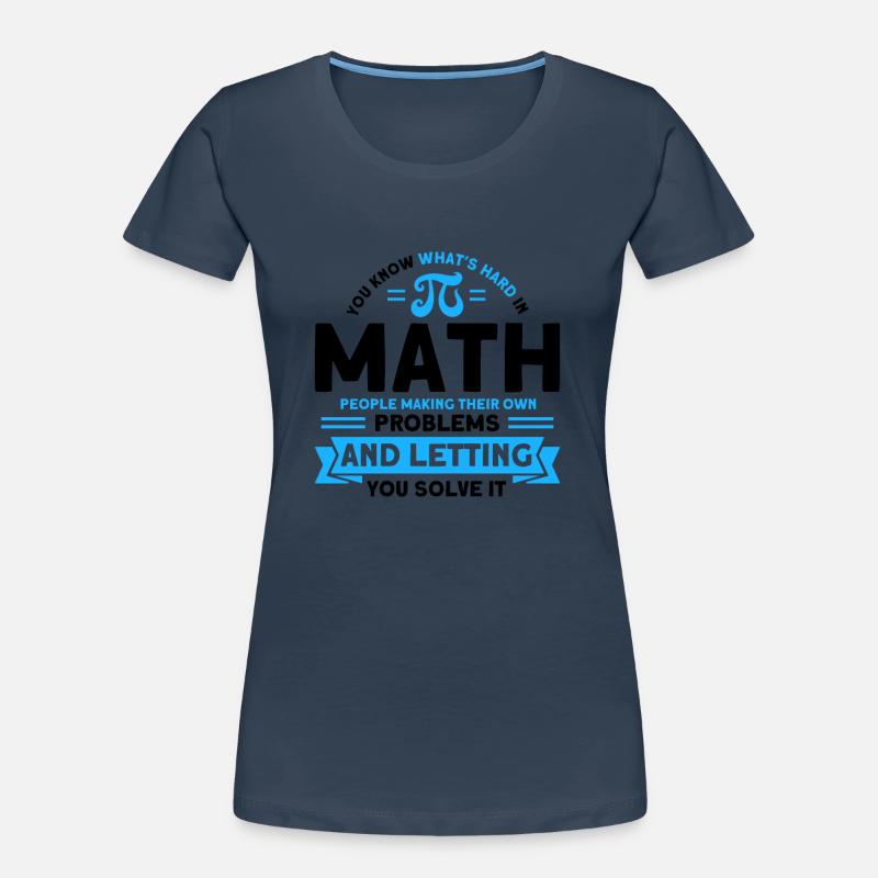 Math Mathematics Science Math Gift Women's Premium Organic T-Shirt