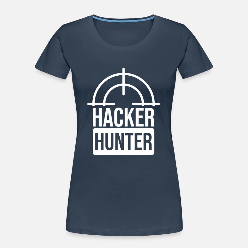 Hacker Hunter Gaming Warzone Streamer Console Game Frauen Premium Bio T-Shirt