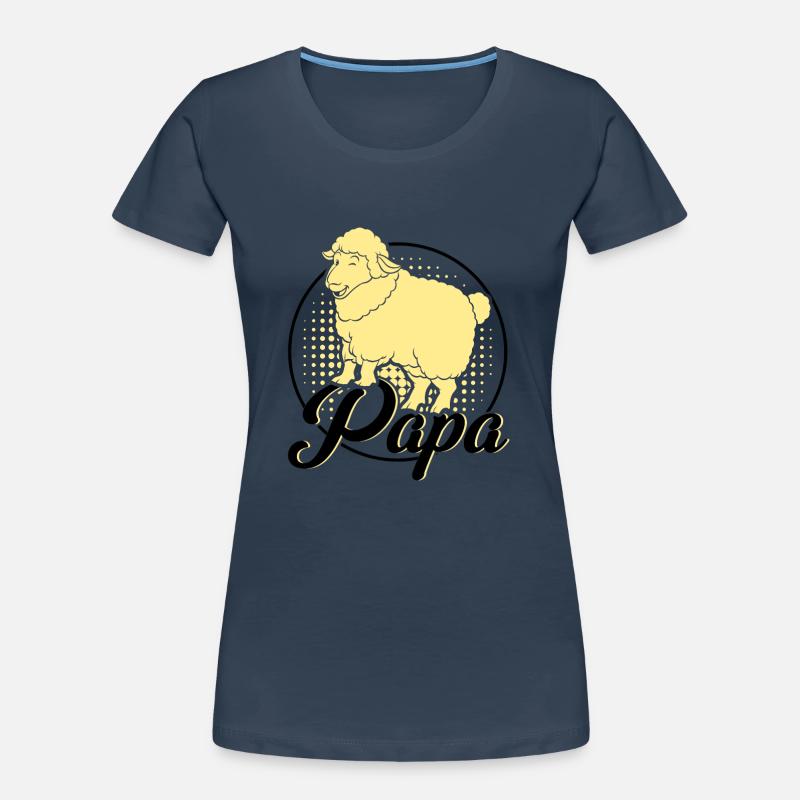 Élevage de moutons Élevage Élevage Mouton Cadeau T-shirt bio Premium Femme
