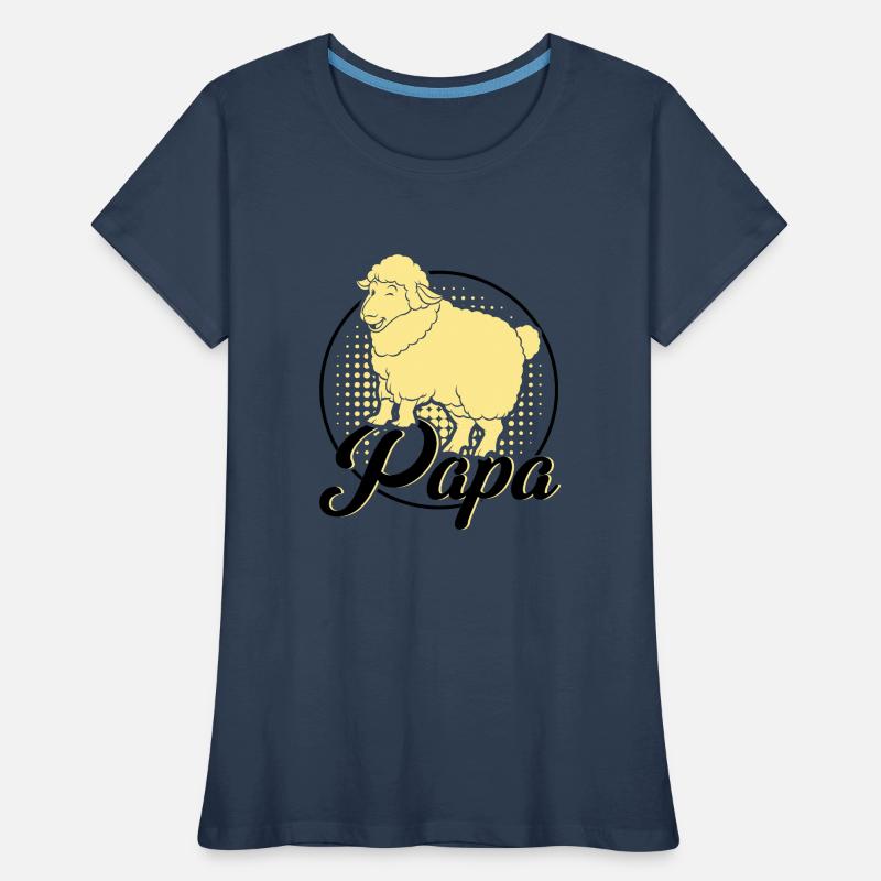 Élevage de moutons Élevage Élevage Mouton Cadeau T-shirt bio Premium Femme