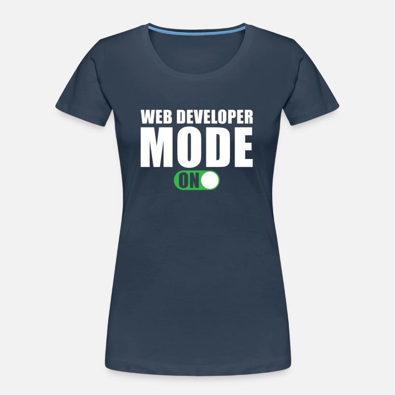 Webentwickler Modus Ein Frauen Premium Bio T-Shirt