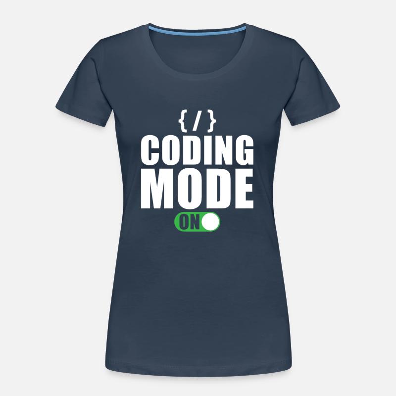 Coder Entwickler Programmierer Geschenk Frauen Premium Bio T-Shirt