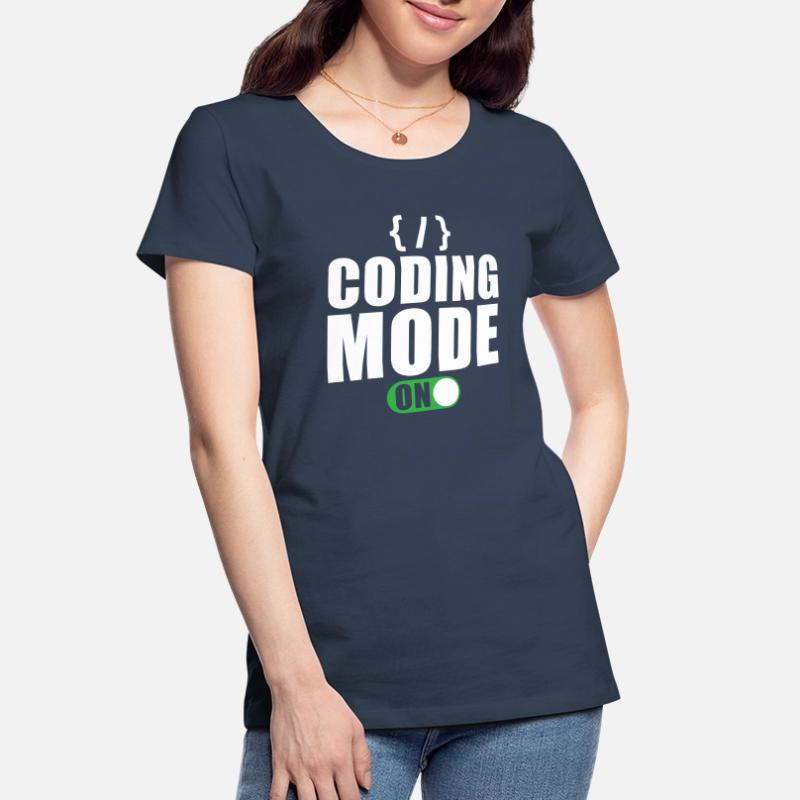 Coder Entwickler Programmierer Geschenk Frauen Premium Bio T-Shirt