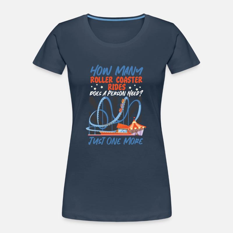 Roller Coaster How Many Roller Women's Premium Organic T-Shirt
