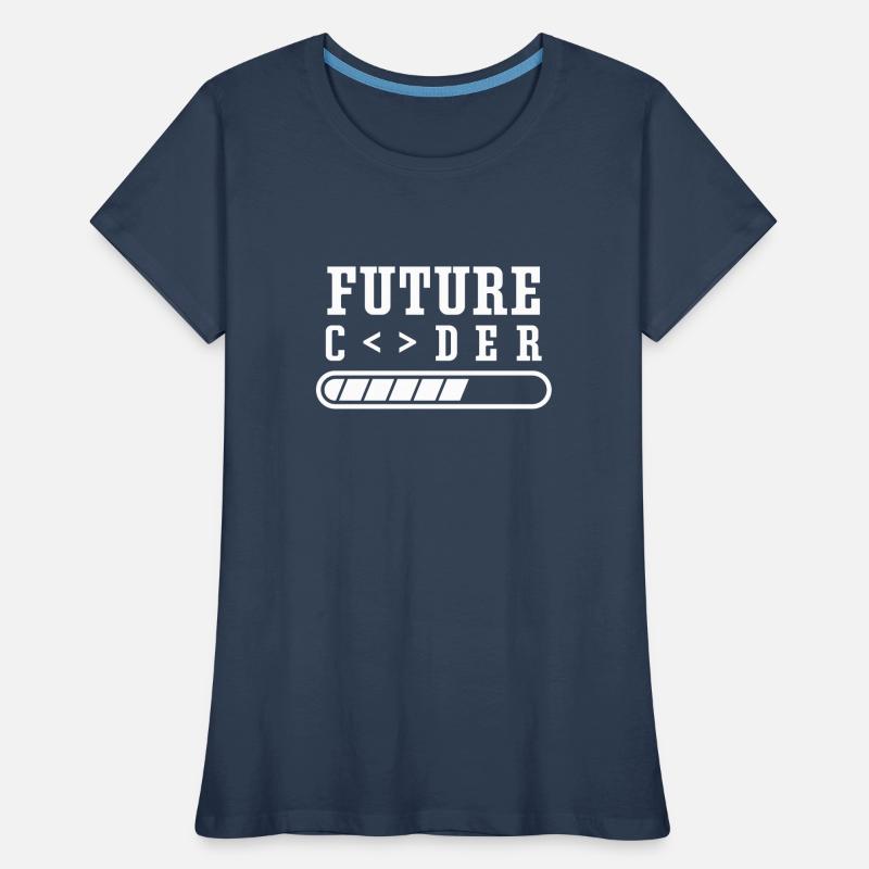 Code de codage du programmeur du futur codeur T-shirt bio Premium Femme