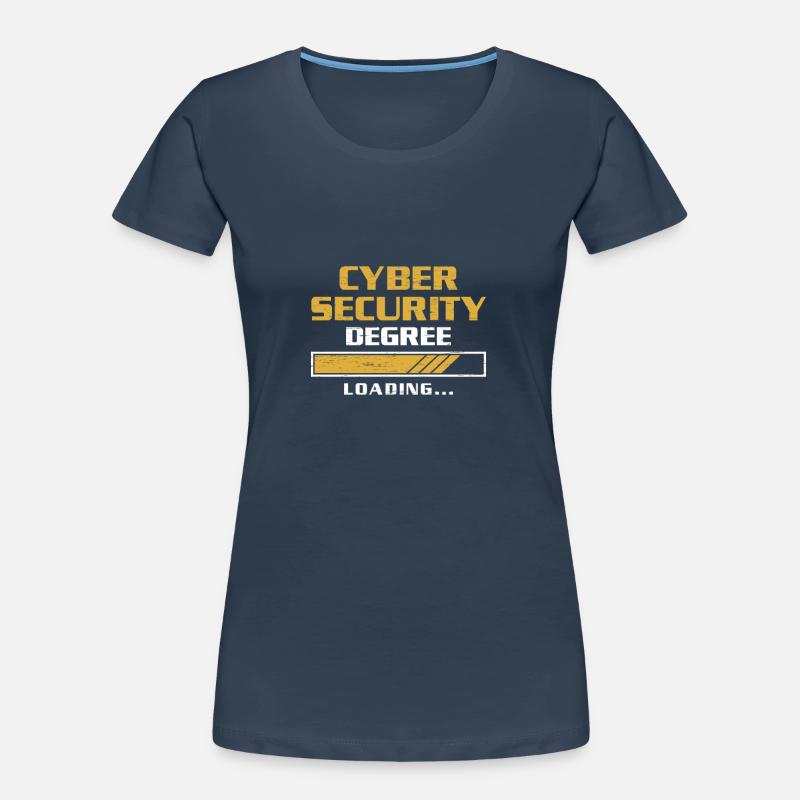 Hacking Cybersecurity Degree Loading Hacker Women's Premium Organic T-Shirt