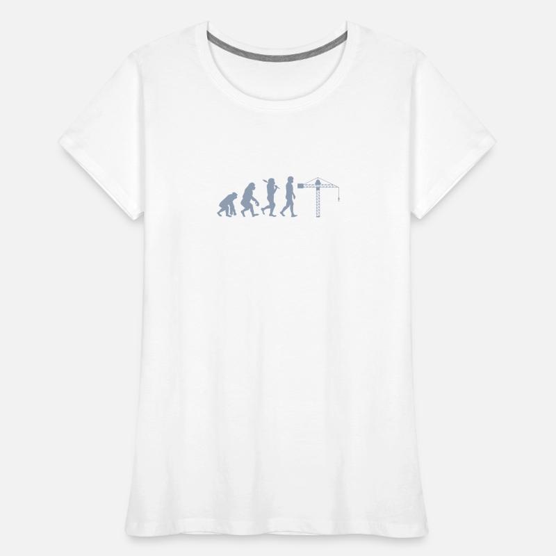 Évolution du grutier T-shirt bio Premium Femme