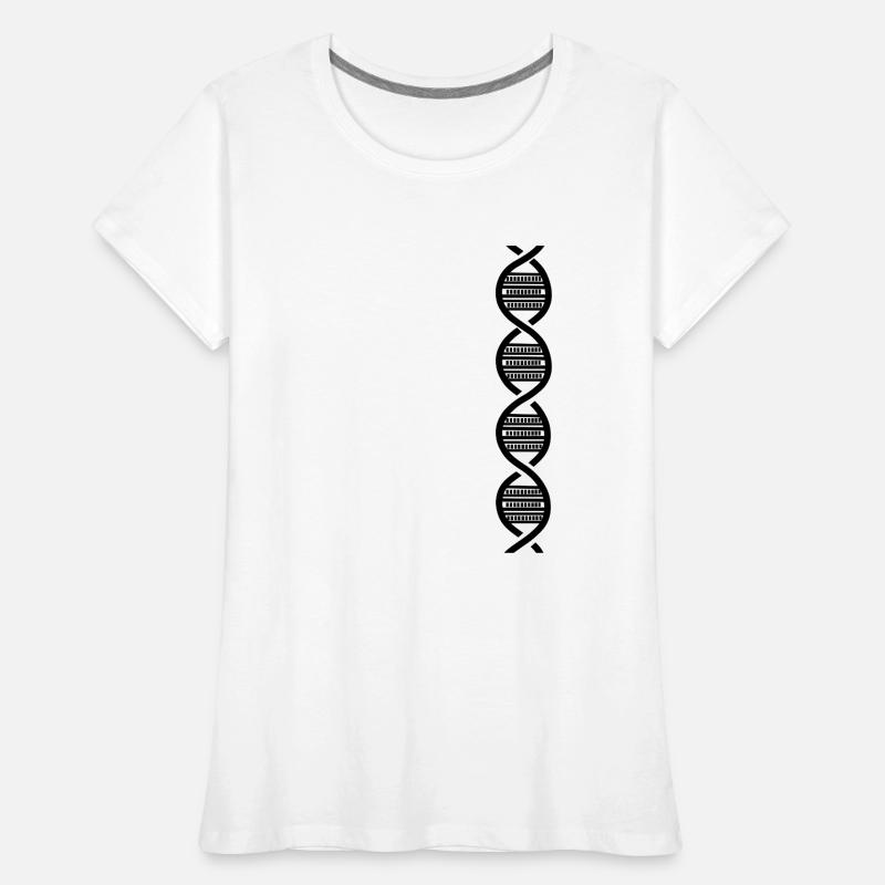 Black DNA harmonica for harmonica player Women's Premium Organic T-Shirt