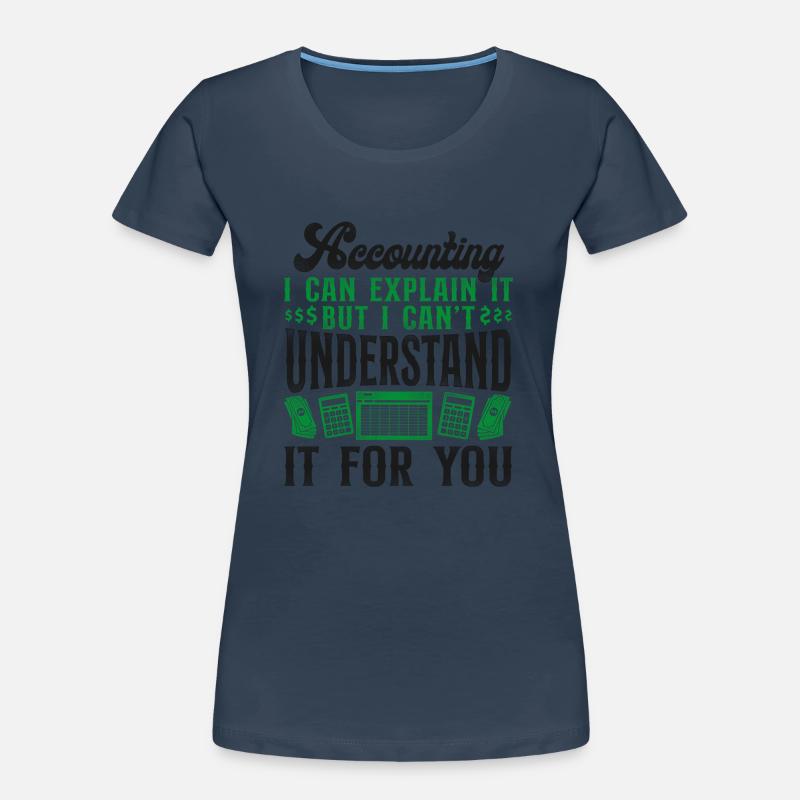 Comptable Comptable Comptable Comptabilité T-shirt bio Premium Femme