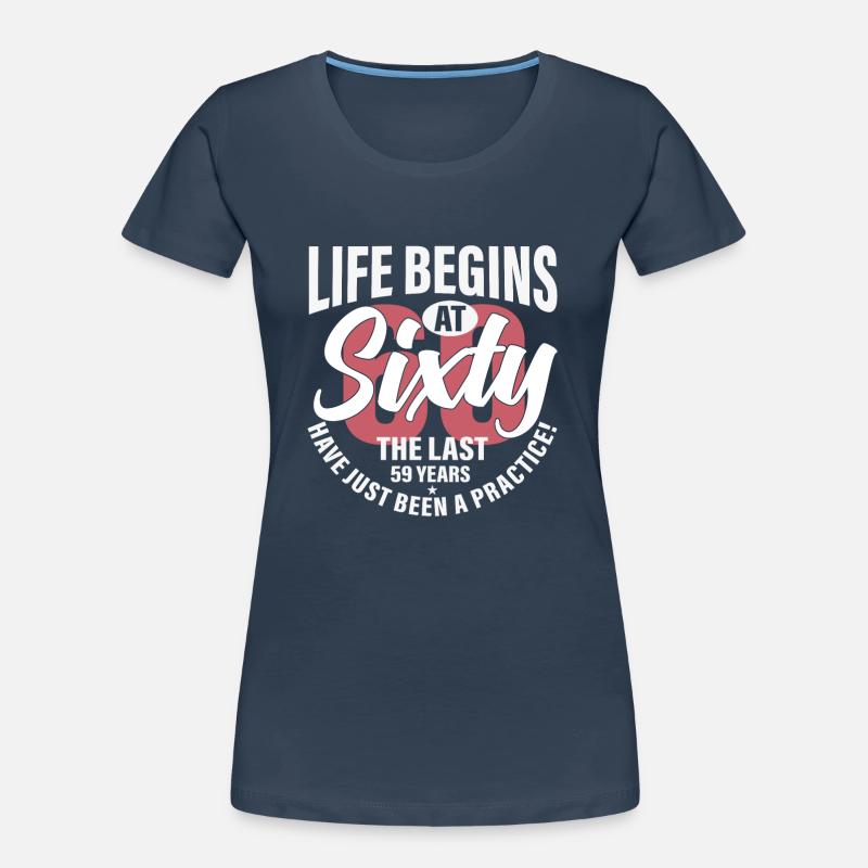 Das Leben beginnt mit Frauen Premium Bio T-Shirt