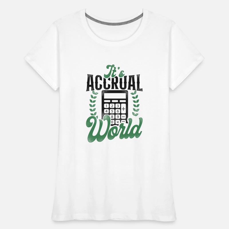 Comptable Comptable Comptable Comptabilité T-shirt bio Premium Femme