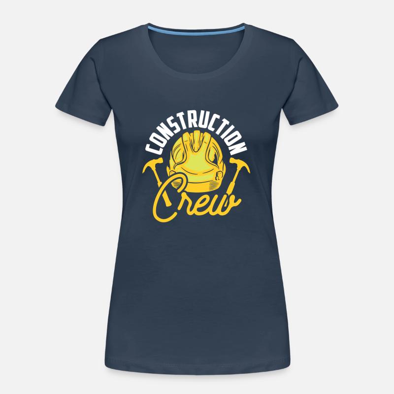 Construction Team Construction Worker Construction Site Teamwork Team Women's Premium Organic T-Shirt