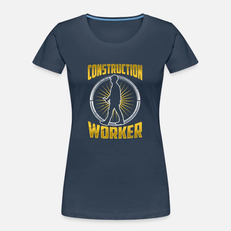 Construction Worker Construction Team Construction Site Teamwork Women's Premium Organic T-Shirt