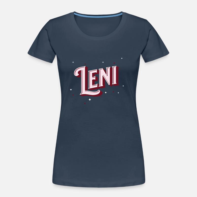 Leni Name Personalized Women's Premium Organic T-Shirt