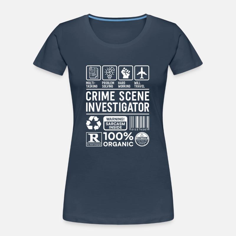 Spurensicherung - Kripo Polizei Kriminaltechnik Frauen Premium Bio T-Shirt