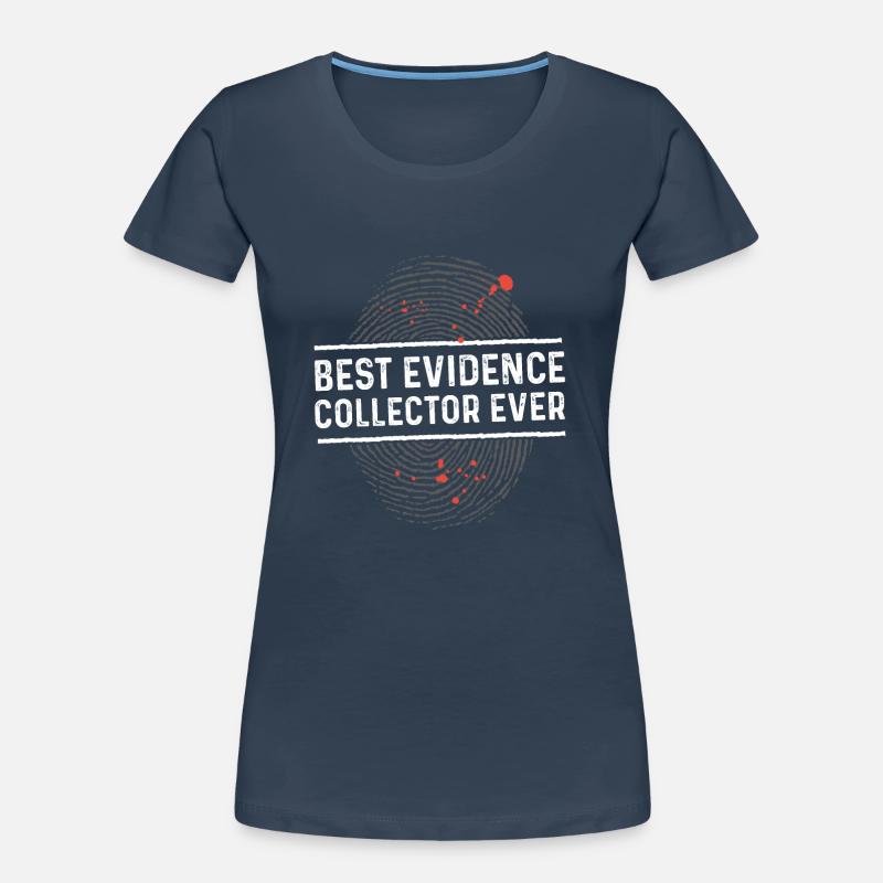 Securing traces - Kripo Polizei Kriminaltechnik Women's Premium Organic T-Shirt