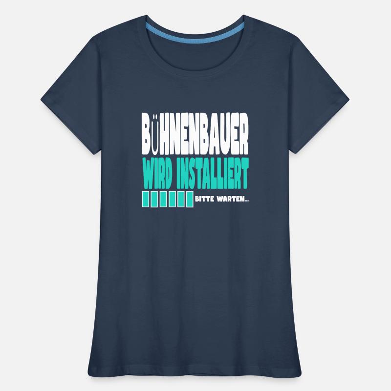 Busfahrer wird installiert Frauen Premium Bio T-Shirt