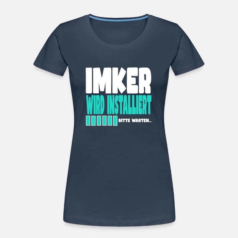 Imker wird installiert Frauen Premium Bio T-Shirt