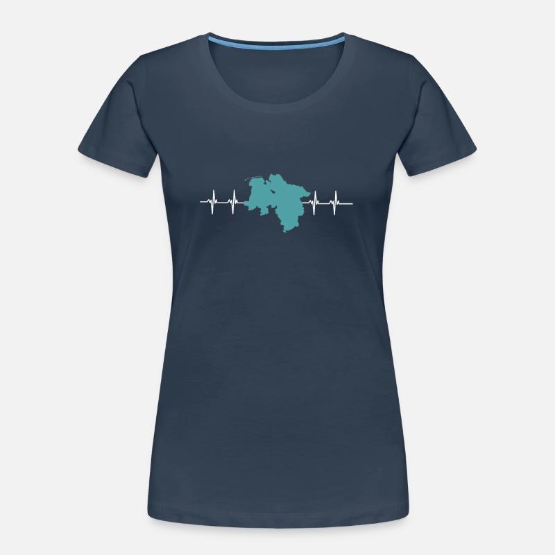 Hanovre, Pompiers De Basse-Saxe Drapeau T-shirt bio Premium Femme