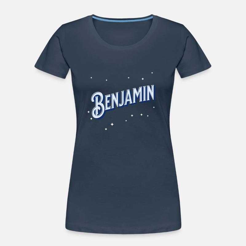 Benjamin name personalized Women's Premium Organic T-Shirt