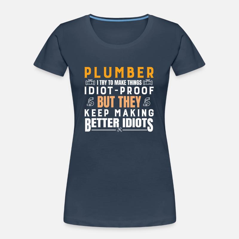 Heating engineer gift system mechanic plumber Women's Premium Organic T-Shirt