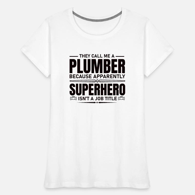 Heating engineer gift system mechanic plumber Women's Premium Organic T-Shirt