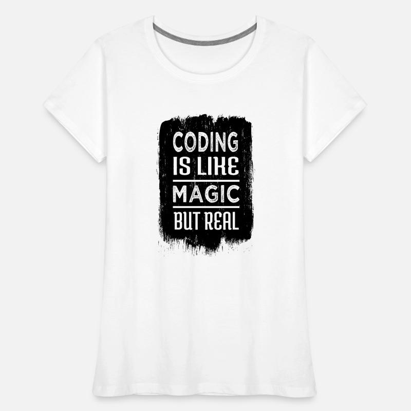 computers c plus plus computer humour present idea Women's Premium Organic T-Shirt