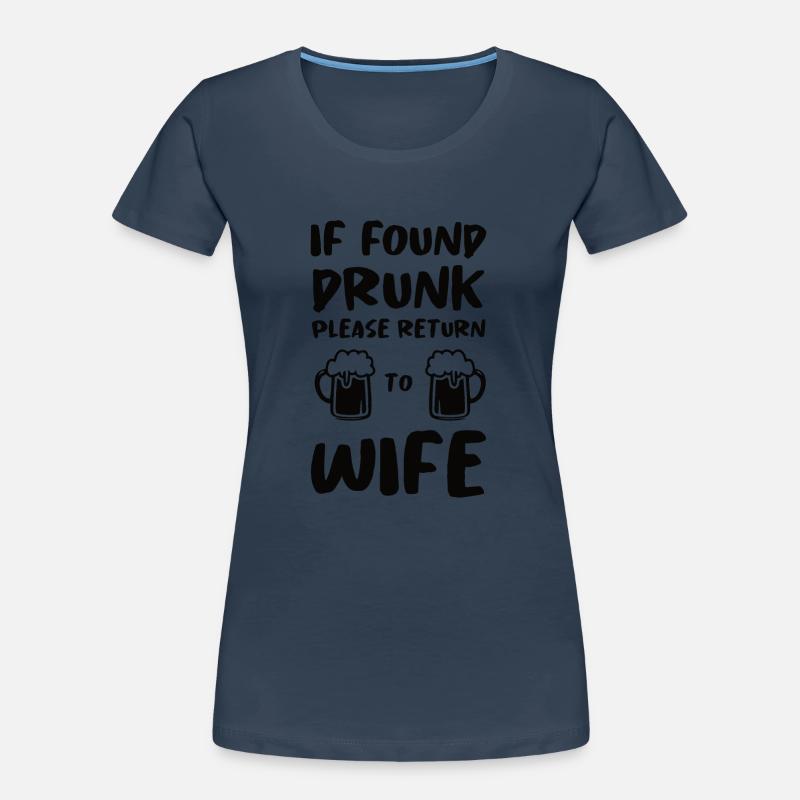 Ehefrau lustige Sprüche Spruch Sarkasmus Ehemann Frauen Premium Bio T-Shirt