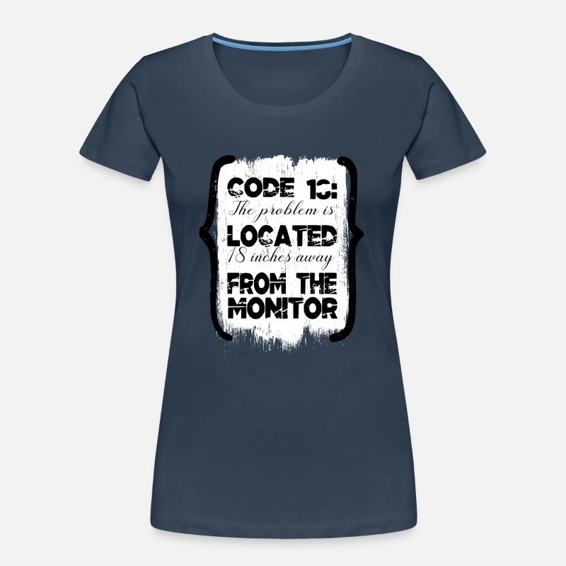 encrypt equestrian hacking computer codes fun Women's Premium Organic T-Shirt