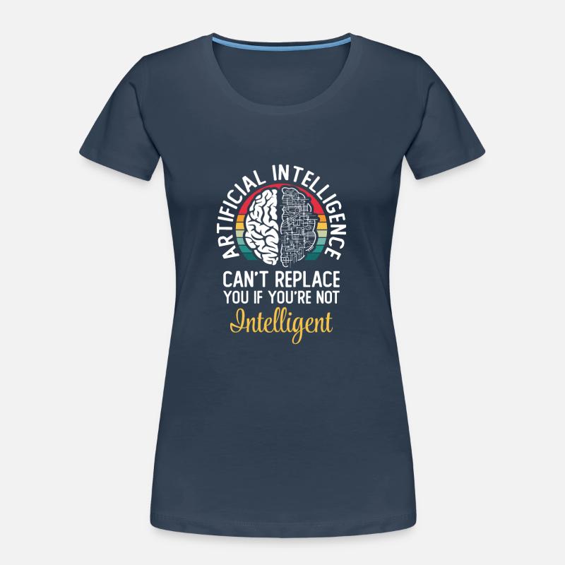 Artificial Intelligence Algorithm Brain Women's Premium Organic T-Shirt